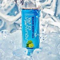 AQUANARA GLOW Collagen Water - Lime (12 Pack). 8.5 FL OZ