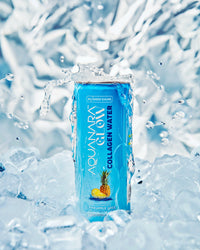 AQUANARA GLOW Agua de Colágeno - Piña (Paquete de 12). 250,5 mL